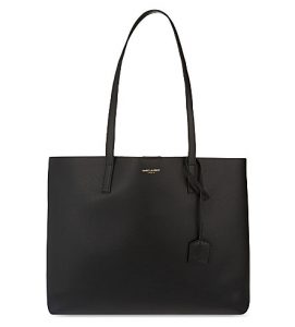 SAINT LAURENT // Large Shopping Tote – Black – Never Knowingly Concise