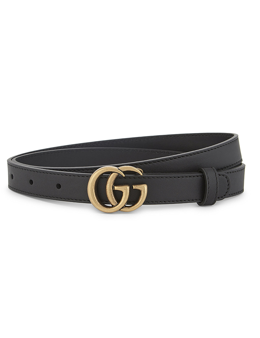 GUCCI // GG Buckle Belt – Slim – Never Knowingly Concise